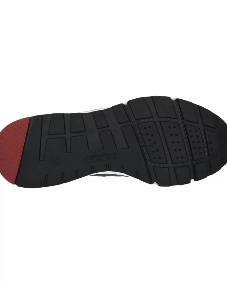 GEOX Zapatillas Deporte De Hombre U16Dqa 022Fu U Dolomia C9A7M Anthracite-Dk Red Best