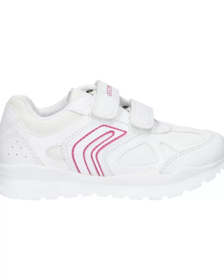 GEOX Zapatillas Deporte De Niña J048Cc 000Bu J Pavel Girl C0563 White-Fuchsia Fashion