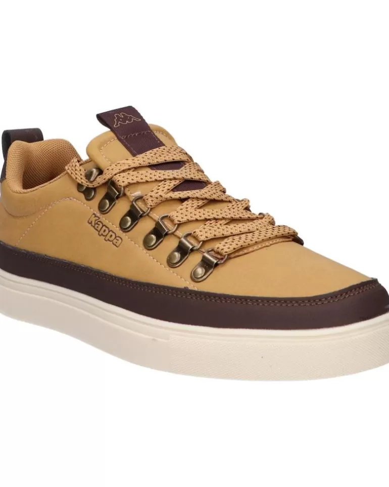 KAPPA Zapatillas Deporte De Hombre 351E3Ww Lacedelli A0X Yellow Tan-Brown Outlet