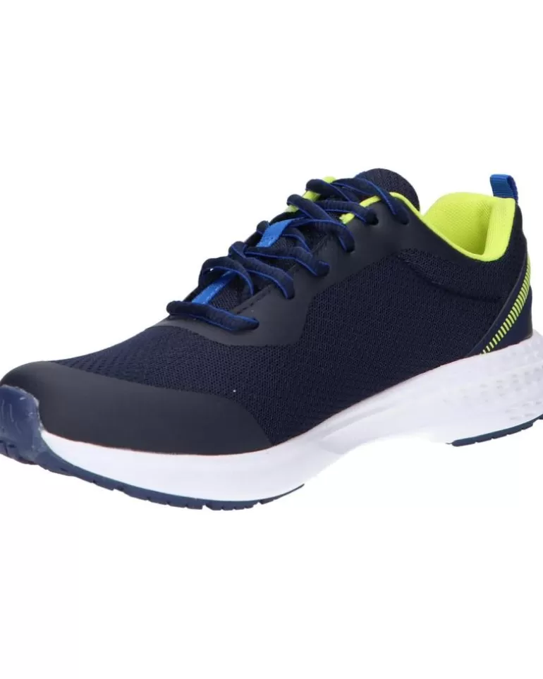 KAPPA Zapatillas Deporte De Mujer Y Niña Y Niño 381F58W Logo Glinch 2 Kid Blue Marine-Green Lime Hot