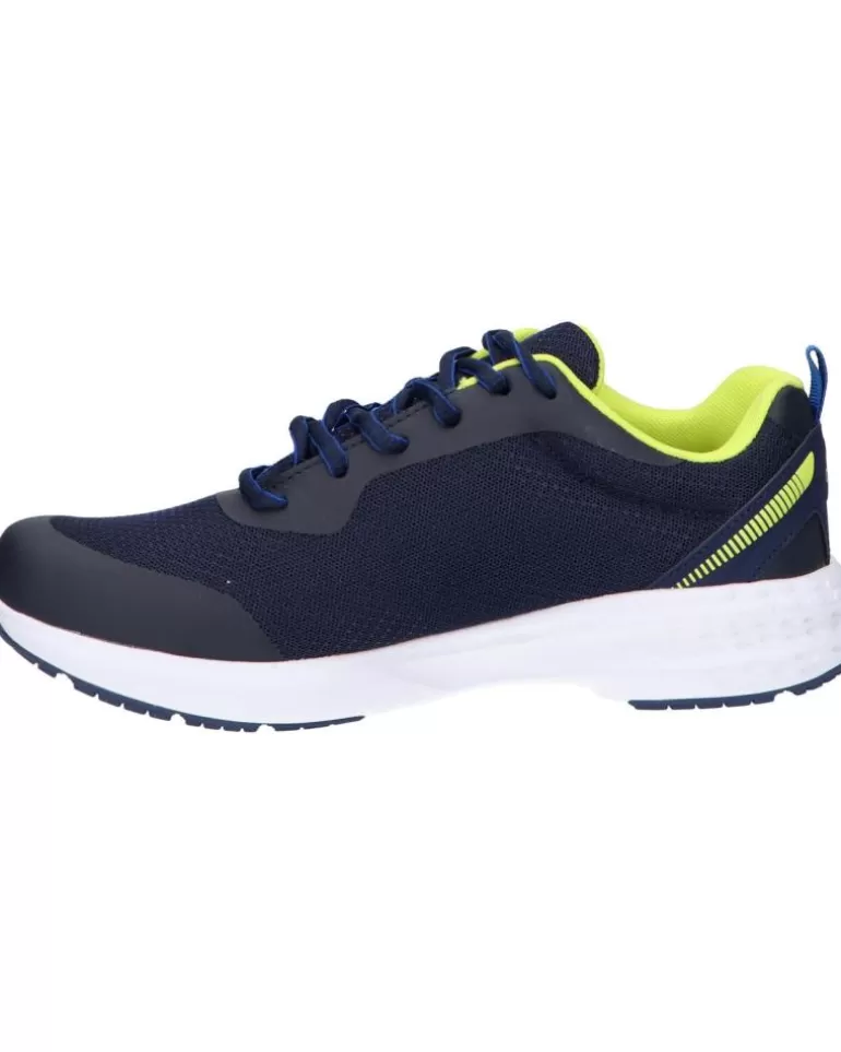 KAPPA Zapatillas Deporte De Mujer Y Niña Y Niño 381F58W Logo Glinch 2 Kid Blue Marine-Green Lime Hot