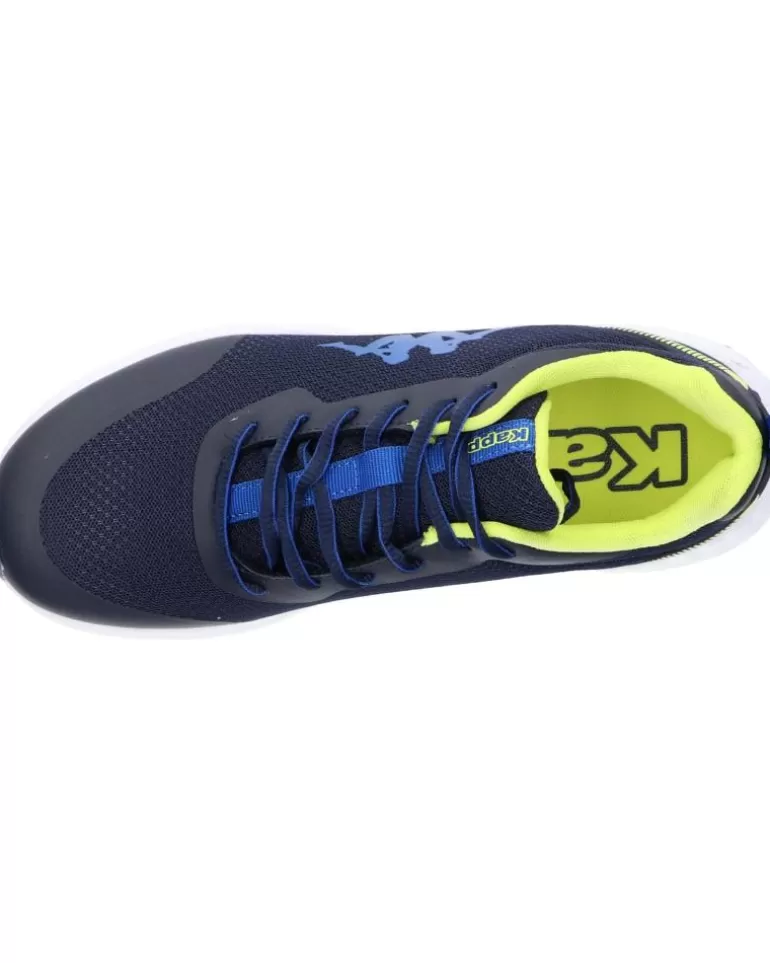 KAPPA Zapatillas Deporte De Mujer Y Niña Y Niño 381F58W Logo Glinch 2 Kid Blue Marine-Green Lime Best Sale