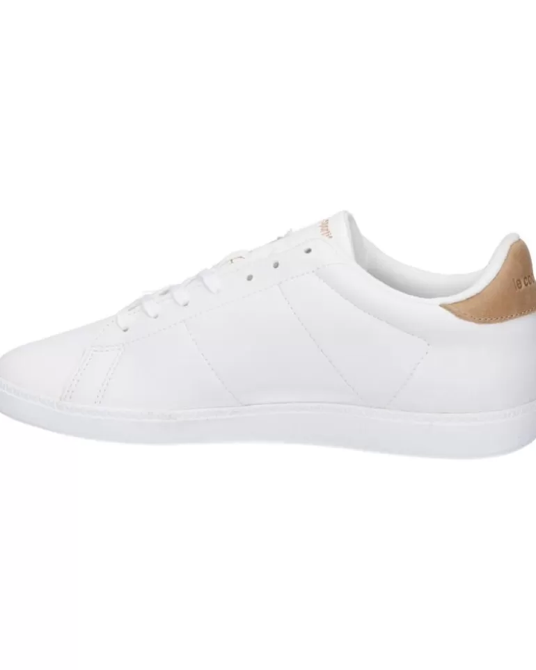 LE COQ SPORTIF Zapatillas Deporte De Hombre 2320371 Courtset Optical White-Tan New