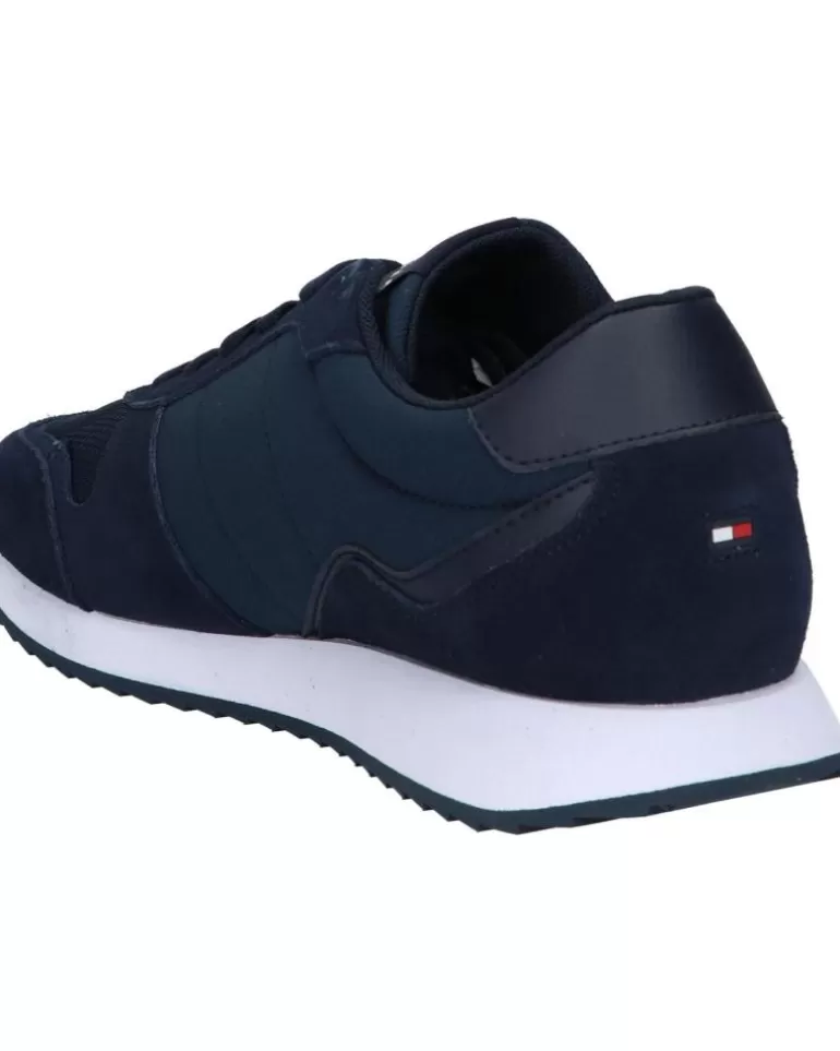 TOMMY HILFIGER Zapatillas Deporte De Hombre Fm0Fm04886 Runner Evo Mix Ess Dw5 Desert Sky Clearance