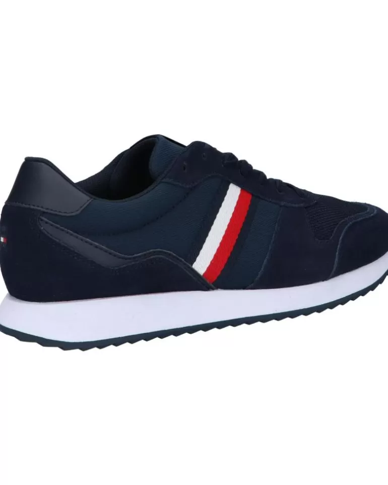 TOMMY HILFIGER Zapatillas Deporte De Hombre Fm0Fm04886 Runner Evo Mix Ess Dw5 Desert Sky Clearance