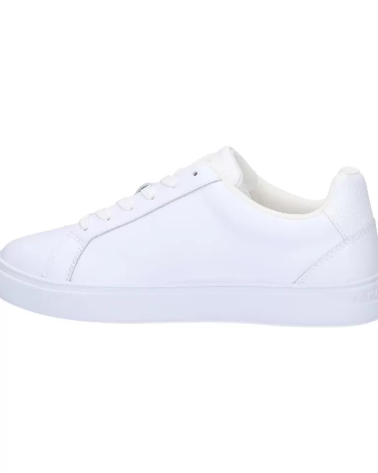TOMMY HILFIGER Zapatillas Deporte De Mujer Fw0Fw07779 Essential Court Sneaker Stripes Ybs White Best Sale