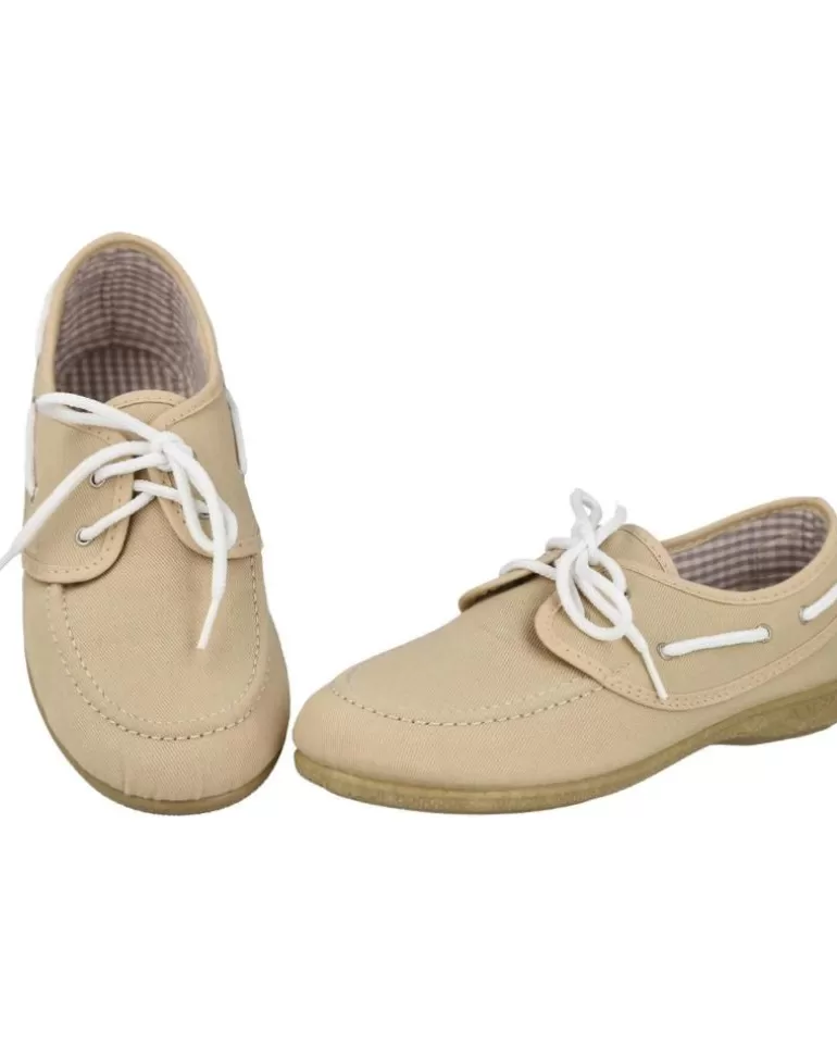 ANDREA RUIZ Zapatos De Niño 645-1 Zapatillas Lona Niño Beig Hot