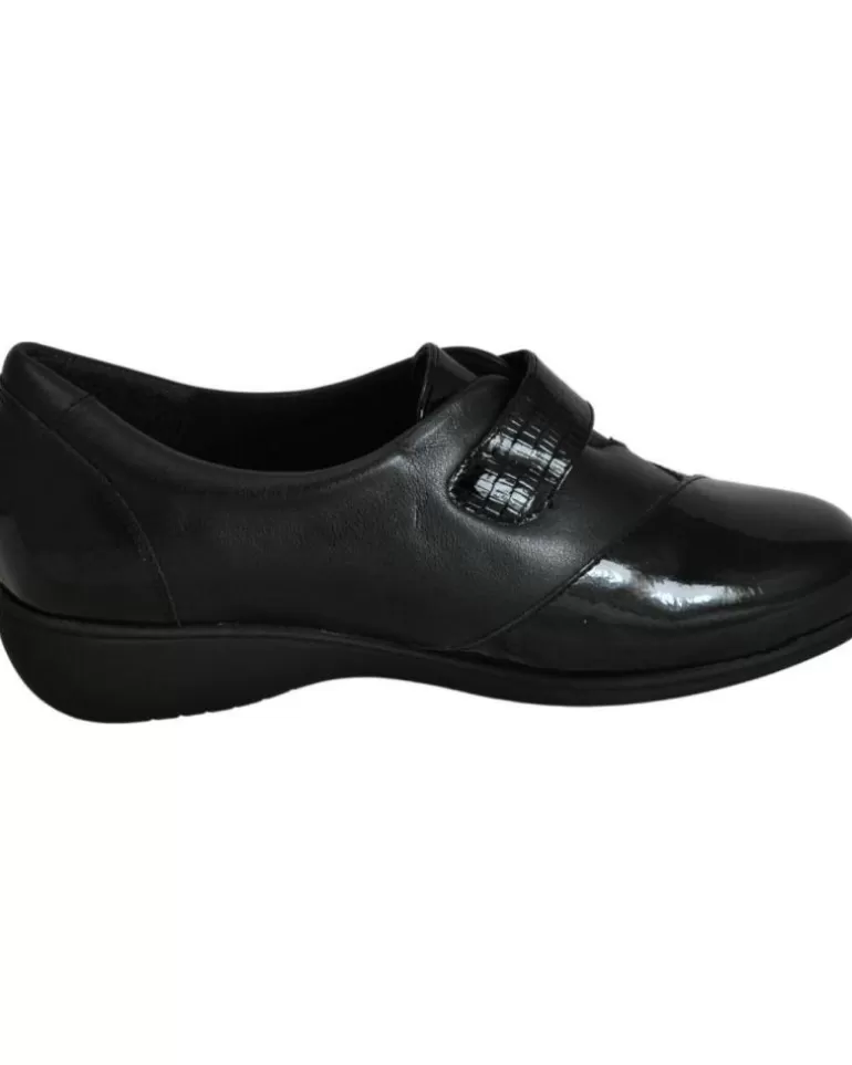 D`CUTILLAS Zapatos De Mujer Doctor Cutillas - Zapatos Velcro Invierno Mujer Planti Negro Clearance