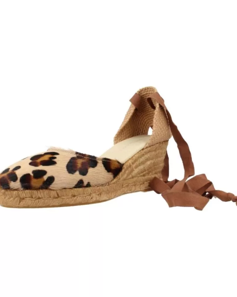 CLARA DURAN Zapatos De Cuña De Mujer Valenleocd Animal Print Fashion