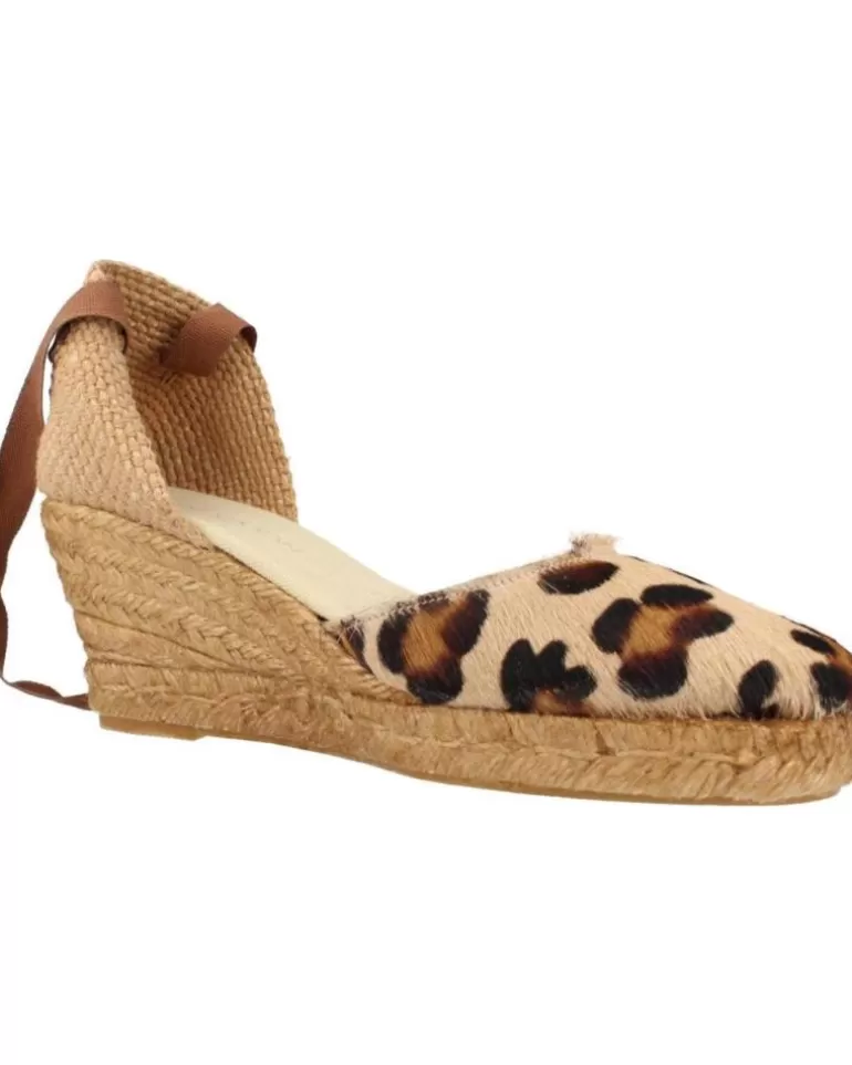 CLARA DURAN Zapatos De Cuña De Mujer Valenleocd Animal Print Fashion