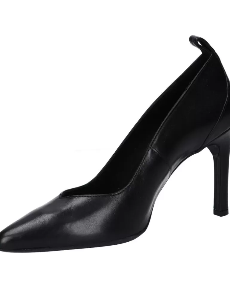 GEOX Zapatos De Tacón De Mujer D268Ue 00085 D Faviola C9999 Black New