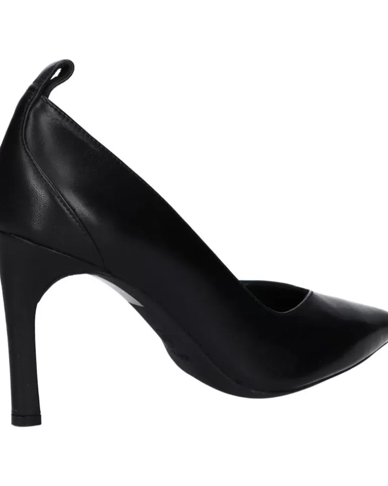 GEOX Zapatos De Tacón De Mujer D268Ue 00085 D Faviola C9999 Black New
