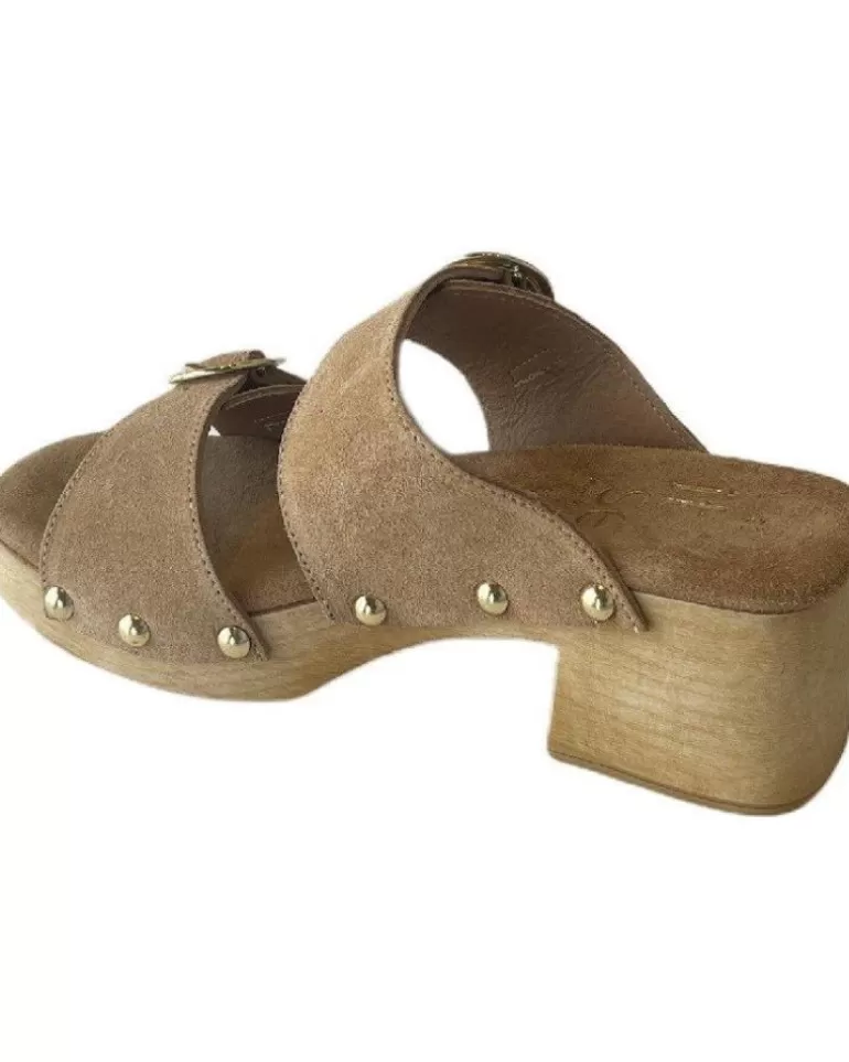 ITSE Zapatos De Tacón De Mujer 2239 Beige Fashion
