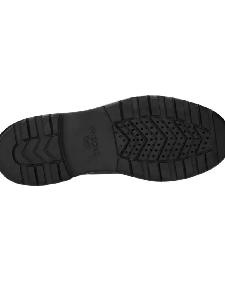 GEOX Zapatos De Hombre U16Dda 000Ff U Andalo C0048 Black-Red Flash Sale
