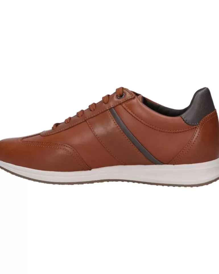 GEOX Zapatos De Hombre U16H5A 05443 U Avery C0169 Brown-Cognac Sale