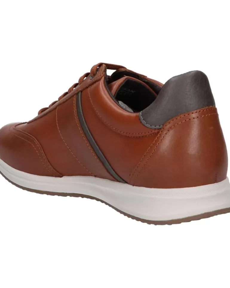 GEOX Zapatos De Hombre U16H5A 05443 U Avery C0169 Brown-Cognac Sale