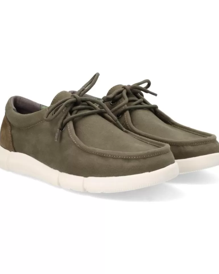 GEOX Zapatos De Hombre Zapatos Con Cordones Lt Olive Cheap
