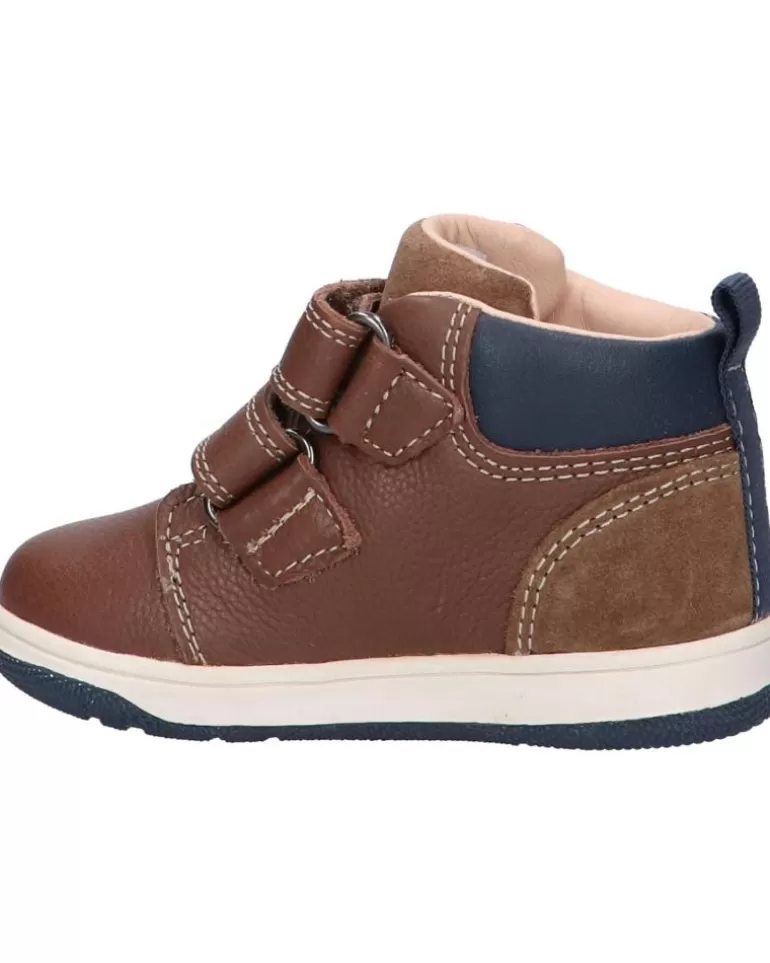 GEOX Zapatos De Niña Y Niño B261La 04622 B New Flick Boy C0947 Brown-Navy Sale