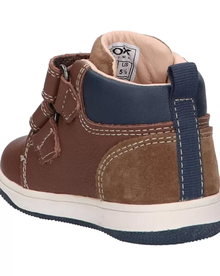 GEOX Zapatos De Niña Y Niño B261La 04622 B New Flick Boy C0947 Brown-Navy Sale