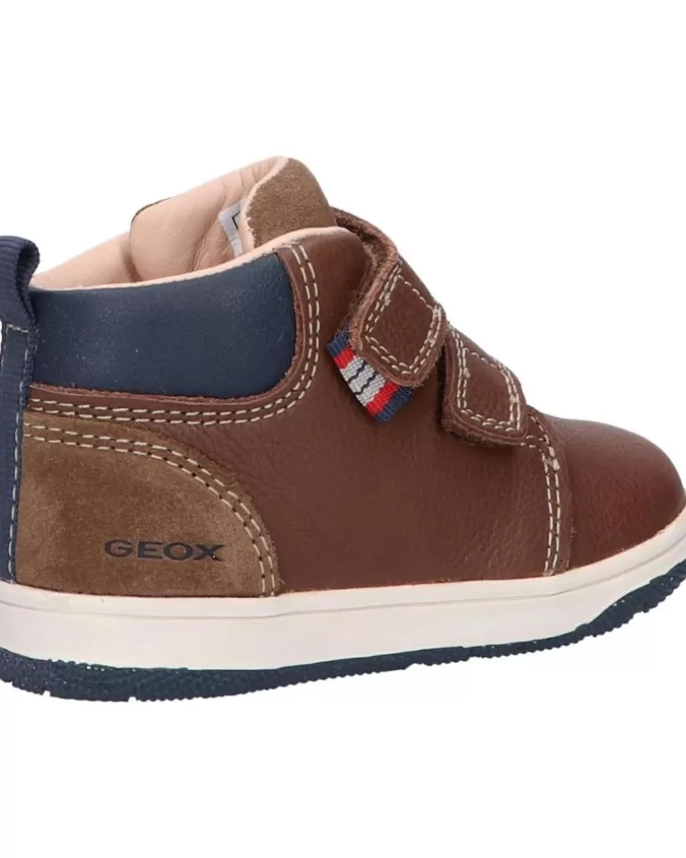 GEOX Zapatos De Niña Y Niño B261La 04622 B New Flick Boy C0947 Brown-Navy Sale