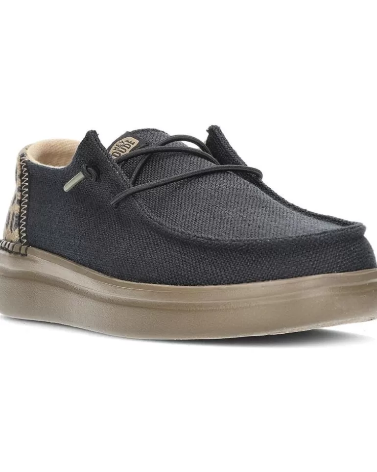 HEY DUDE Zapatos De Mujer Zapatos Dude Wendy Rise Leo 40204 Black Clearance