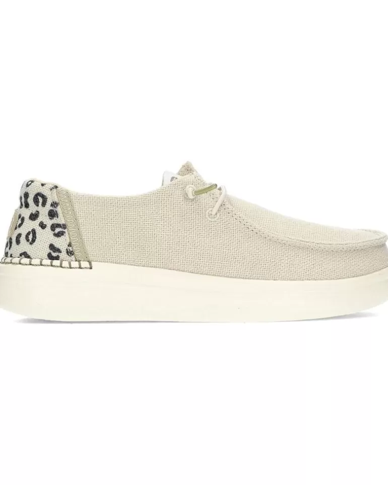 HEY DUDE Zapatos De Mujer Zapatos Dude Wendy Rise Leo 40204 Cream Shop