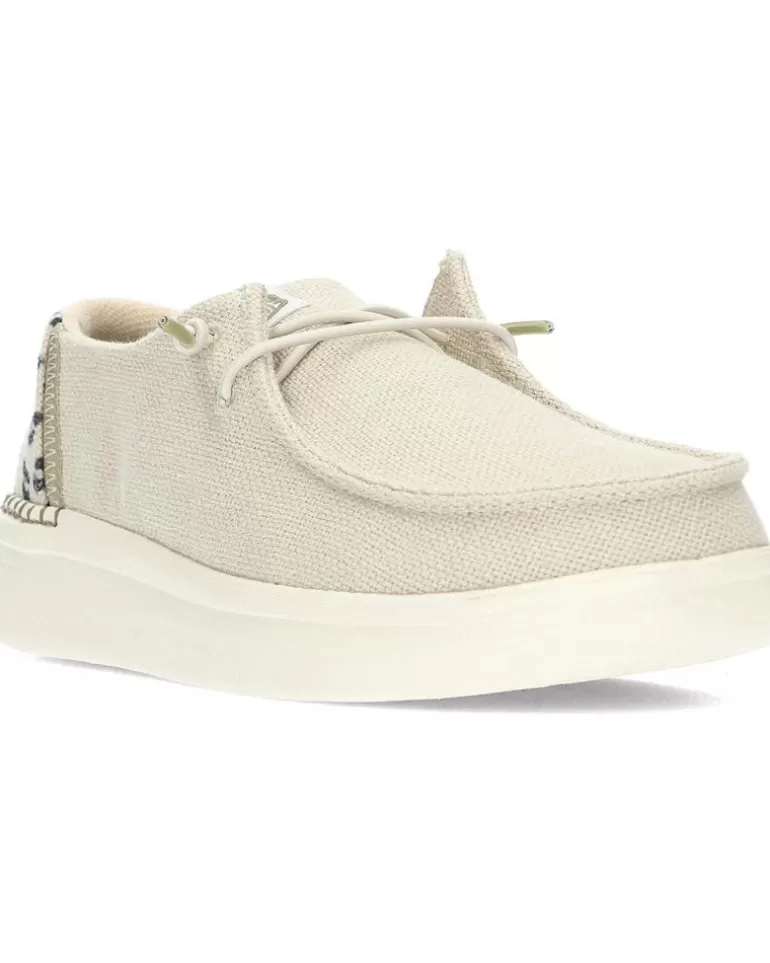 HEY DUDE Zapatos De Mujer Zapatos Dude Wendy Rise Leo 40204 Cream Shop