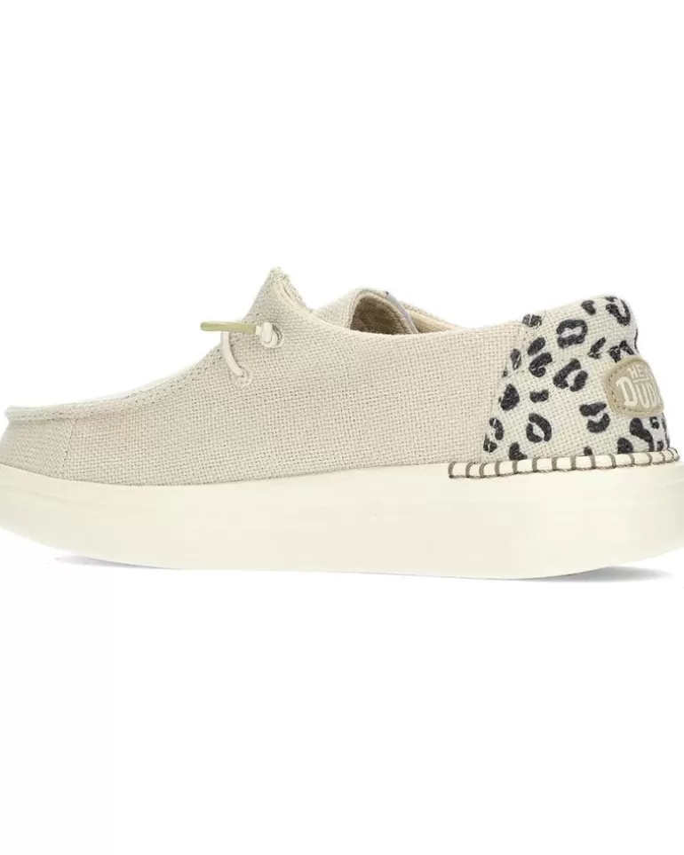 HEY DUDE Zapatos De Mujer Zapatos Dude Wendy Rise Leo 40204 Cream Shop