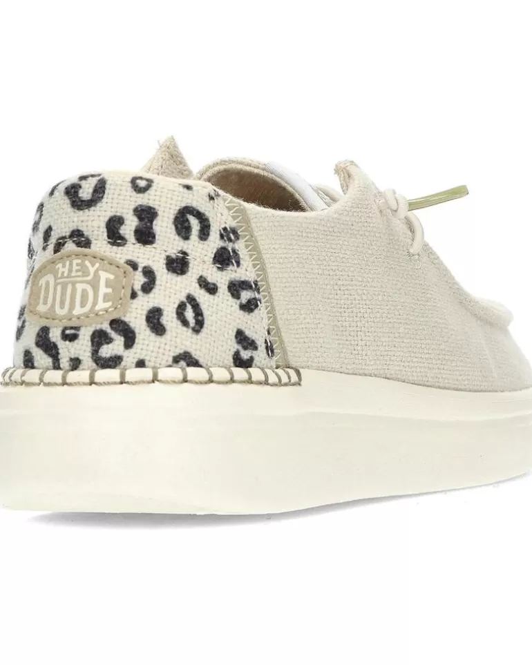 HEY DUDE Zapatos De Mujer Zapatos Dude Wendy Rise Leo 40204 Cream Shop