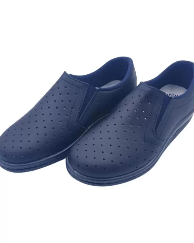 JAVER Zapatos De Mujer Y Hombre Calzado De Trabajo 02 Zueco Varios 9702 Azul Shop