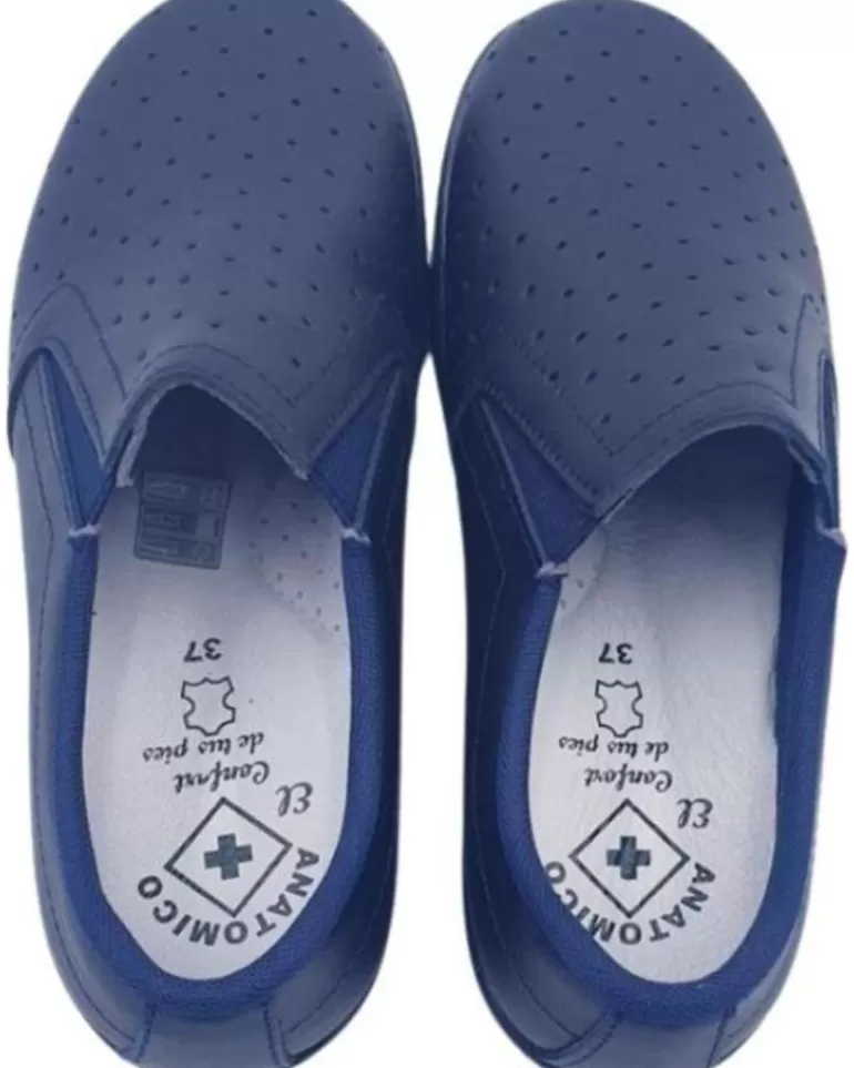 JAVER Zapatos De Mujer Y Hombre Calzado De Trabajo 02 Zueco Varios 9702 Azul Shop