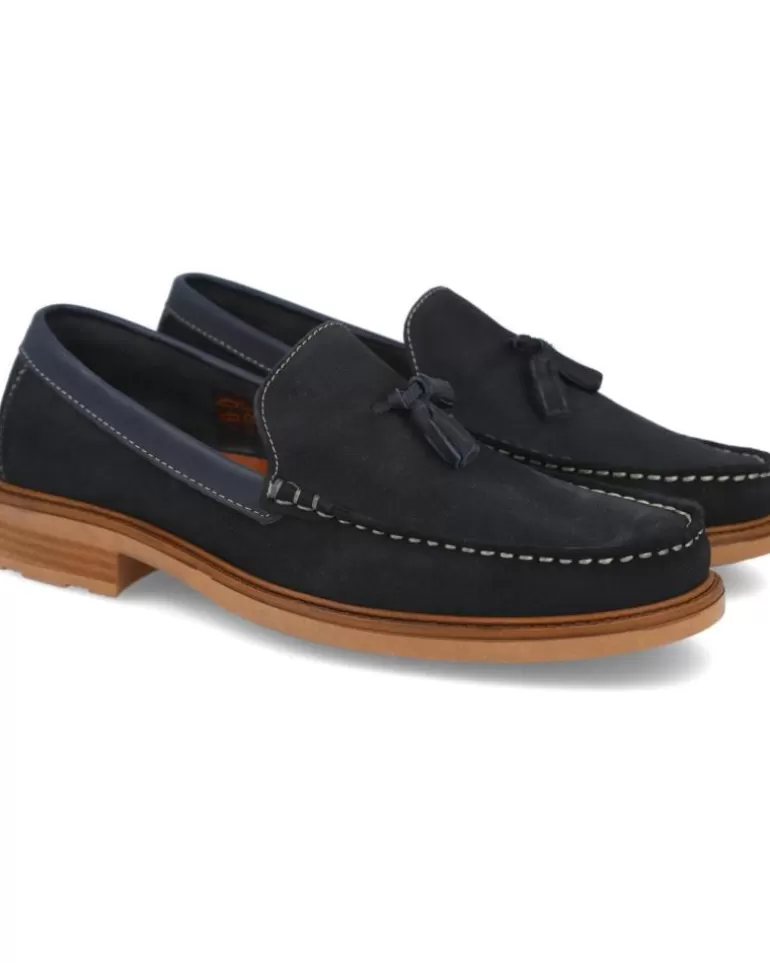 L&R SHOES Zapatos L&R Shoes De Hombre Route 83 3003 Mocasines Hombre Azul Clearance