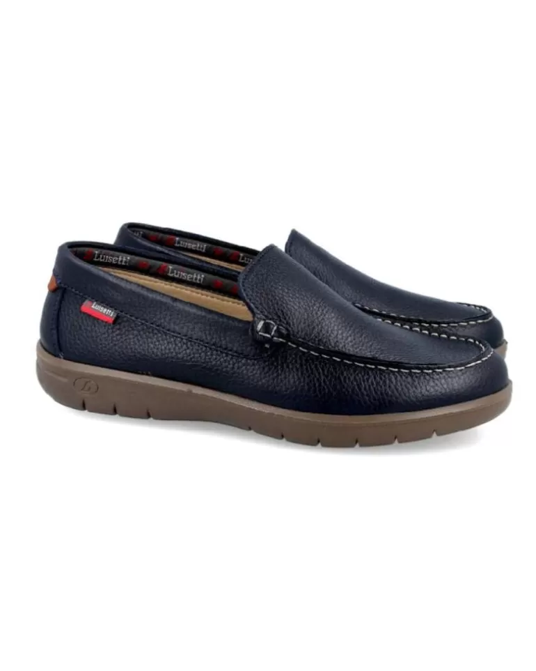 LUISETTI Zapatos De Hombre - Kiowa Piel Marino Hot