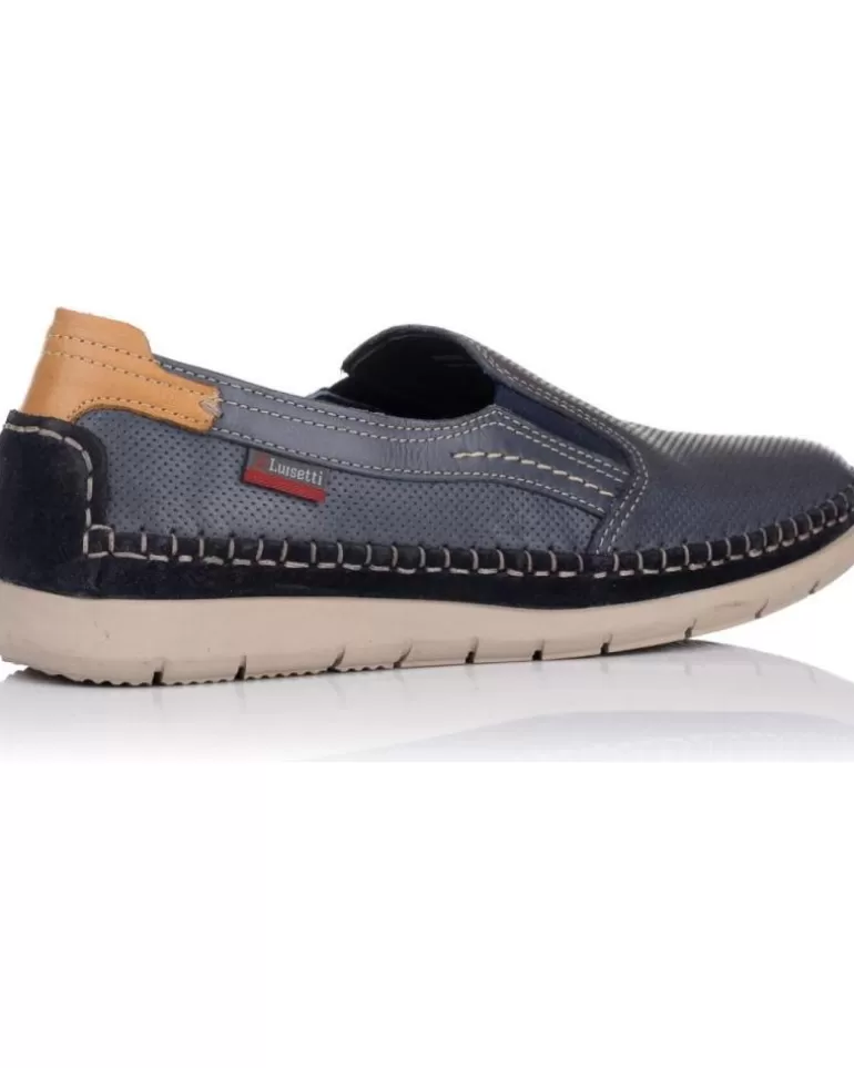 LUISETTI Zapatos De Hombre Zapatos De Sport 29505 Marino Azul Hot