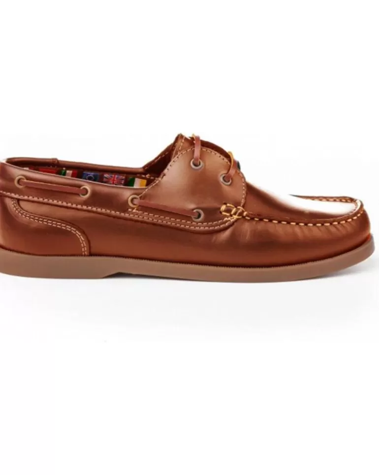 MAÑAS Zapatos Manas De Hombre Nautico Pull Americano Piel 1020 Cuero New