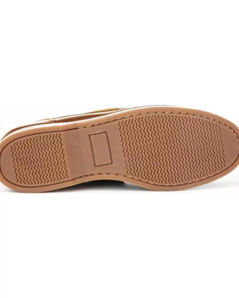 MAÑAS Zapatos Manas De Hombre Nautico Pull Americano Piel 1020 Cuero New