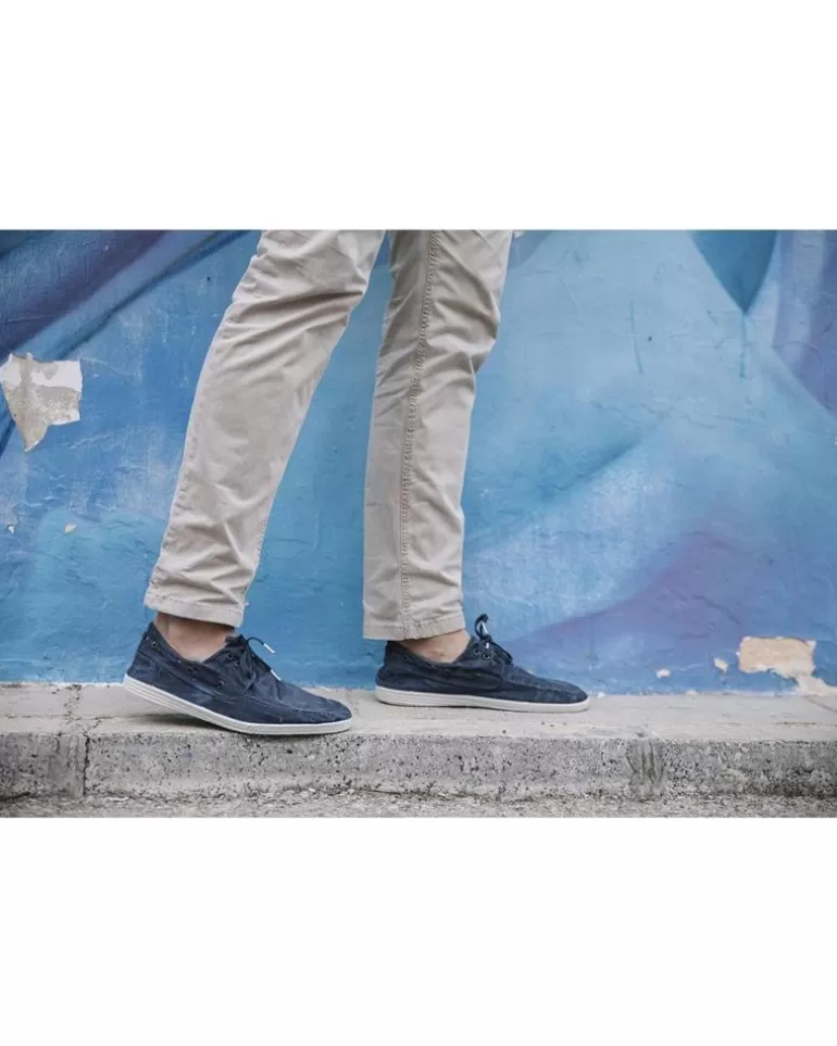 NATURAL WORLD Zapatos De Hombre Zapatillas Lona 303E Marino Azul Shop