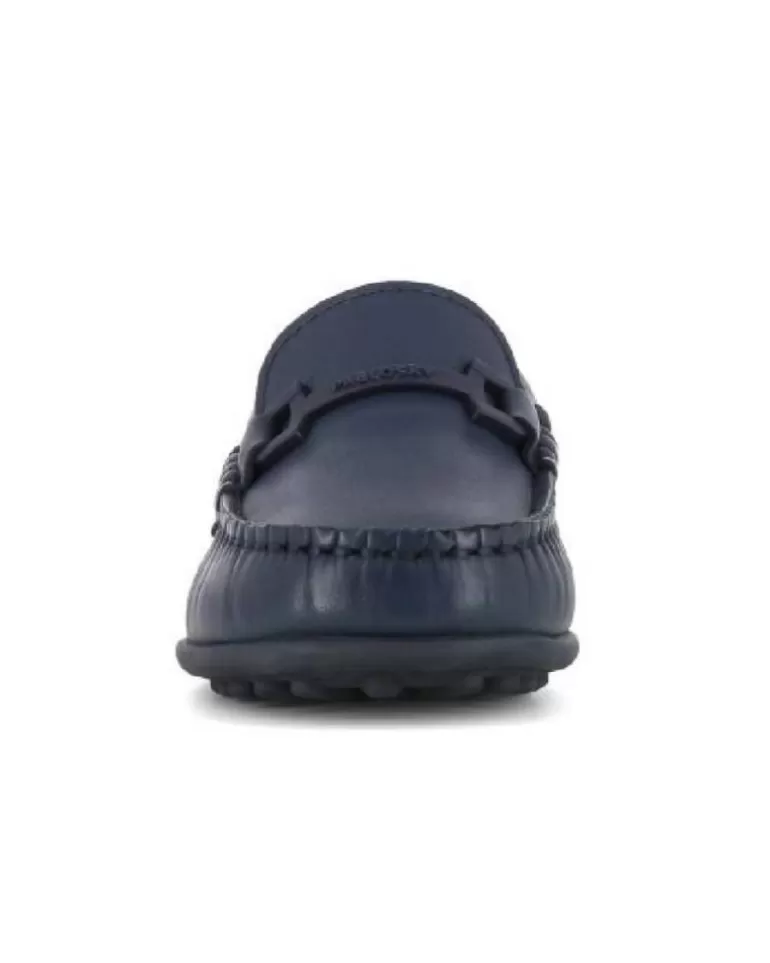 PABLOSKY Zapatos De Niño - Mocasin Ante Marino Niño Con Estribo Azul Rider Marino Best Sale