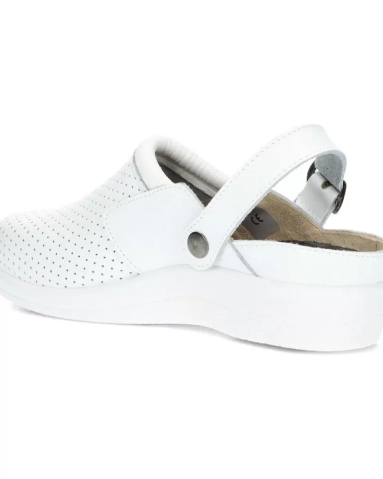 CALZAMEDI Zuecos De Mujer Y Hombre Zueco Saguys 21020 Blanco Hot