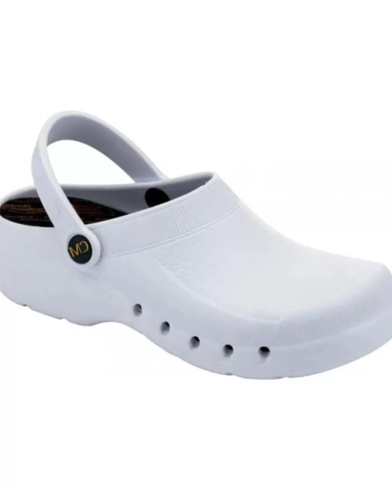 CALZAMEDI Zuecos De Mujer Y Hombre Zueco Sanitario Pvc Comodo Y Anatomico Unisex Blanco Shop
