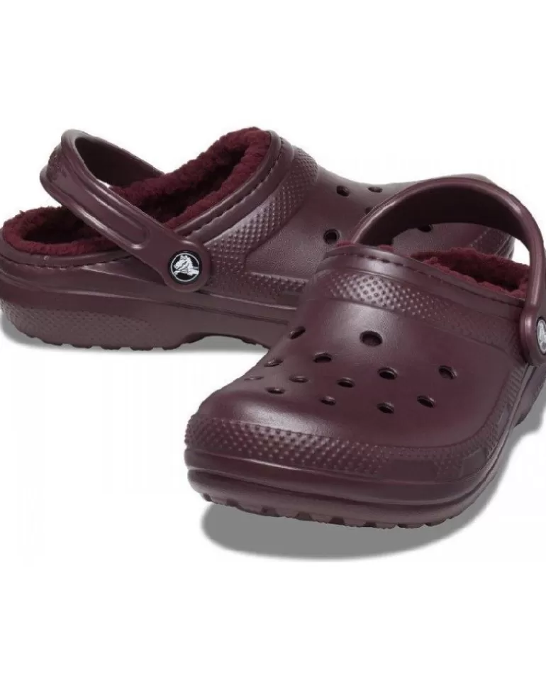 CROCS Zuecos De Mujer Classic Lined Clog U 203591 Marrn Morado Flash Sale