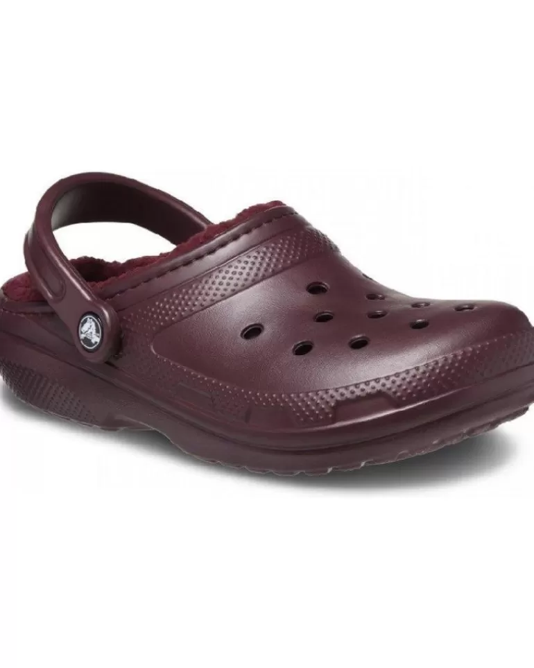 CROCS Zuecos De Mujer Classic Lined Clog U 203591 Marrn Morado Flash Sale