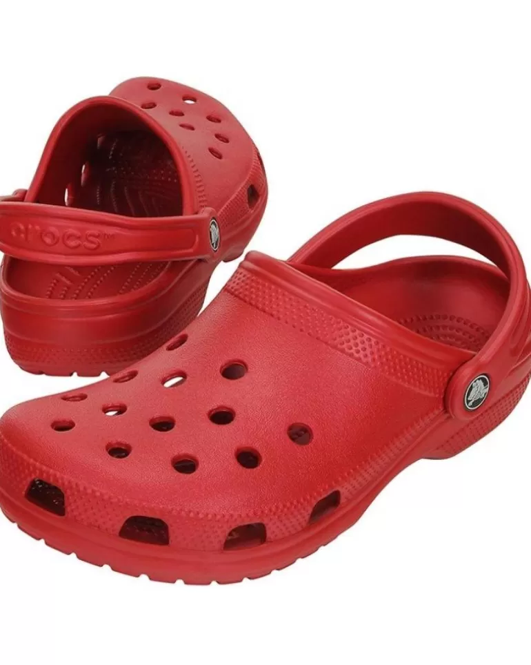 CROCS Zuecos De Mujer Y Niña Y Niño Classic 10001 Pepper Rojo Fashion