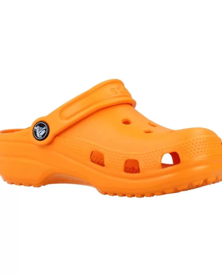 CROCS Zuecos De Niña Y Niño Classic Clog K Naranja Online