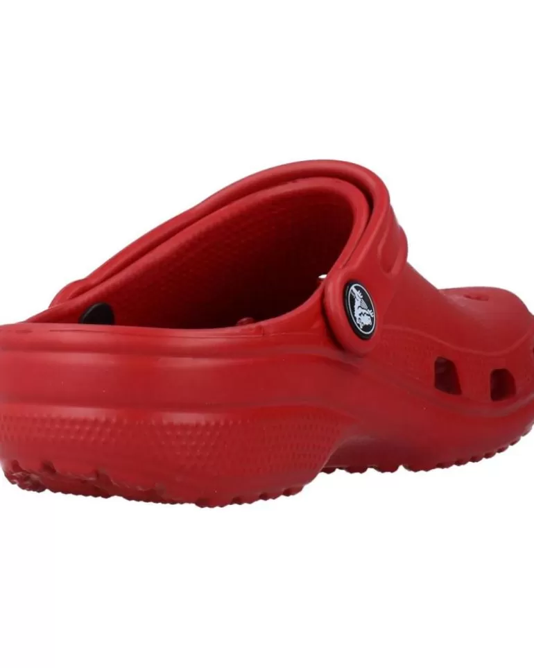 CROCS Zuecos De Niña Y Niño Classic Clog K Rojo Cheap
