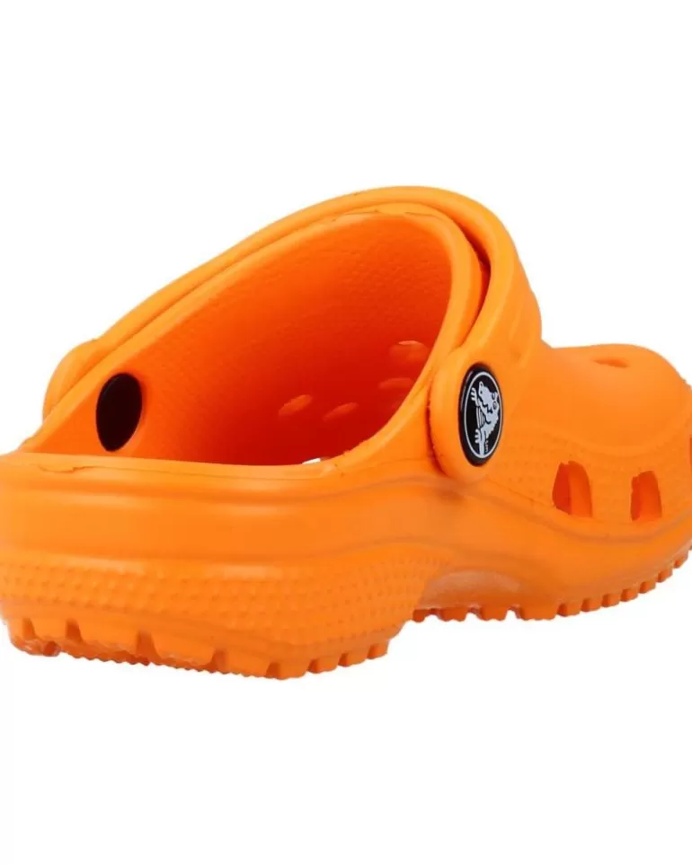 CROCS Zuecos De Niña Y Niño Classic Clog T Naranja Best