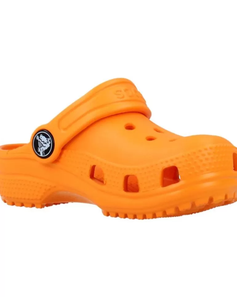 CROCS Zuecos De Niña Y Niño Classic Clog T Naranja Best