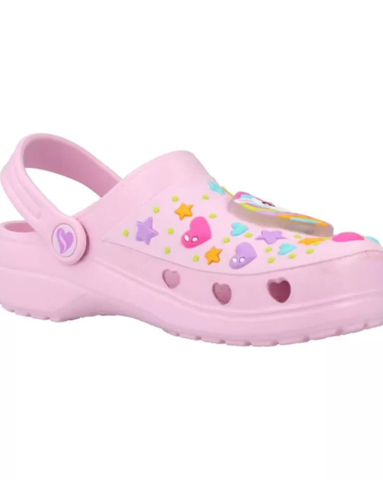 SKECHERS Zuecos De Niña Heart Charmer-Unicorn Delig Rosa Hot