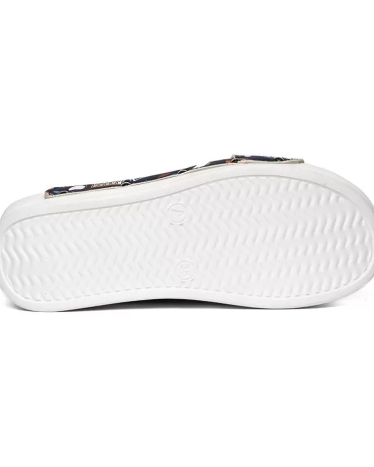 ZUEKOOS Zuecos De Mujer Zueco Tiras Cruzadas Airmax 03-Heart Azul Best Sale